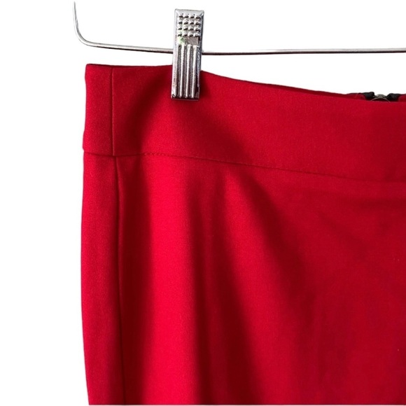 Cache Red Pencil Skirt Women’s Size 4 Career or Party - Picture 6 of 8